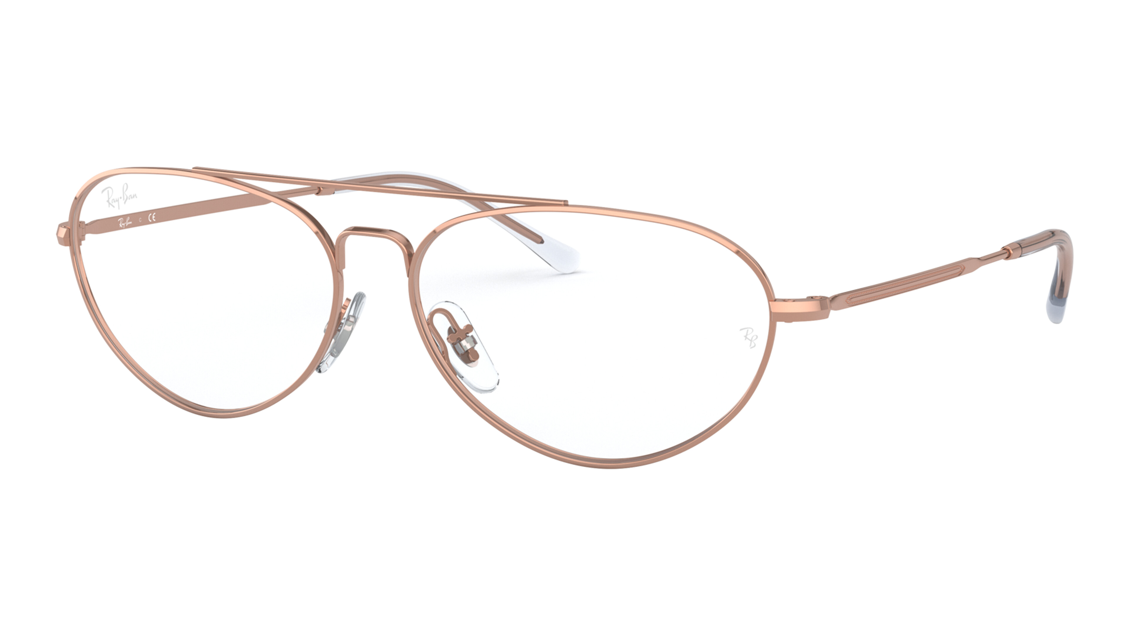 Angle_Left01 Ray-Ban OPTICS 0RX6454 3094 Brille Pink Gold