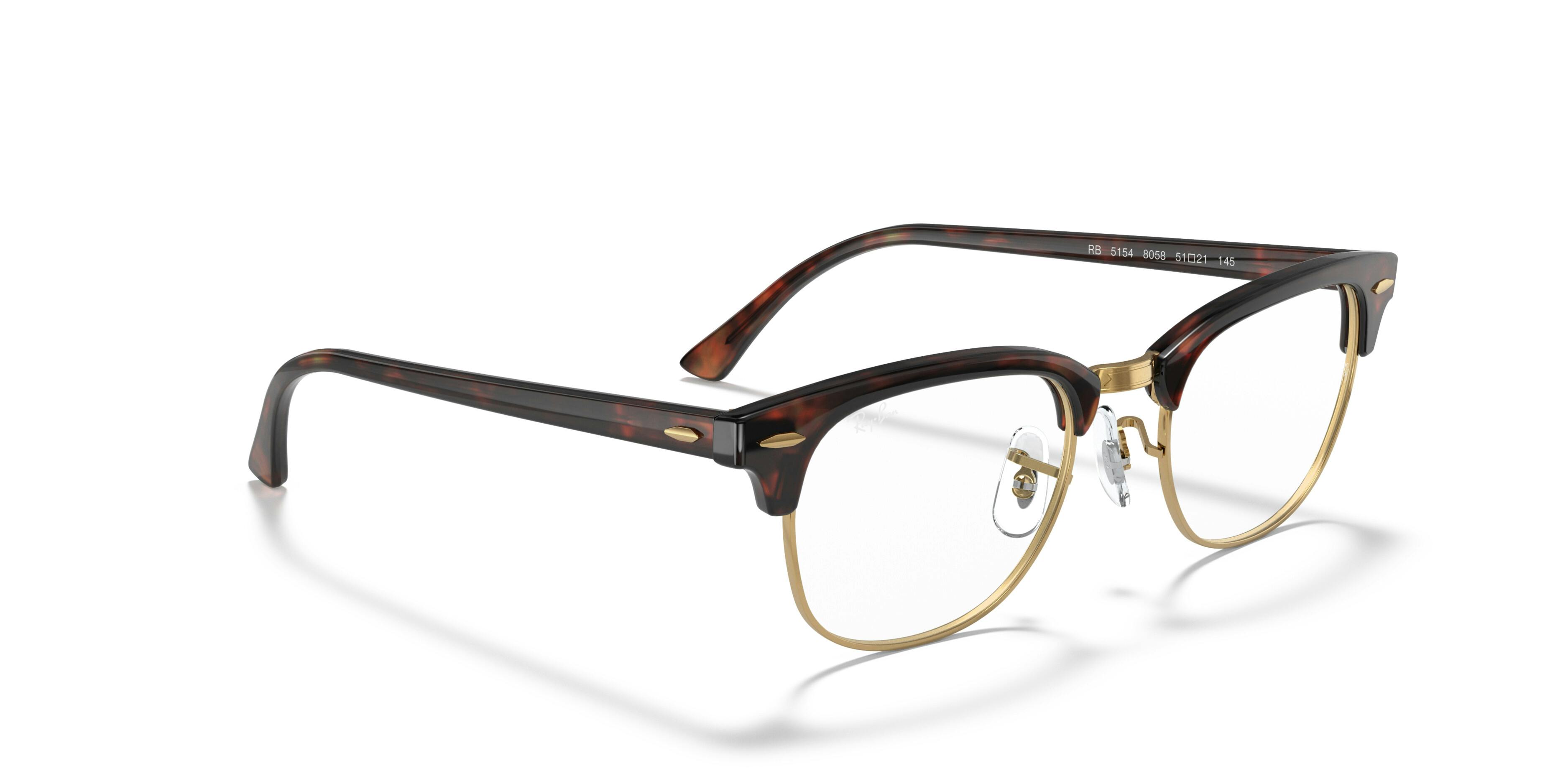 Angle_Right01, Ray-Ban CLUBMASTER 0RX5154 8058 Brille