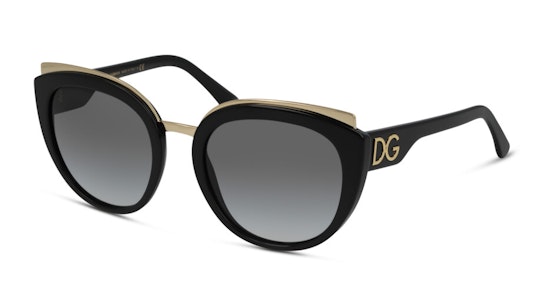 Dolce&Gabbana 0DG4383 501/8G Sonnenbrille Grau / Schwarz