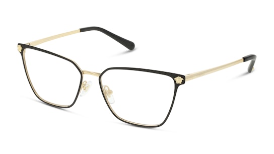Versace 0VE1275 1433 Brille Schwarz, Goldfarben