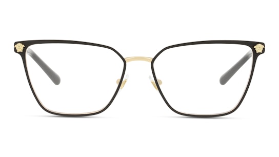 Versace 0VE1275 1433 Brille Schwarz, Goldfarben