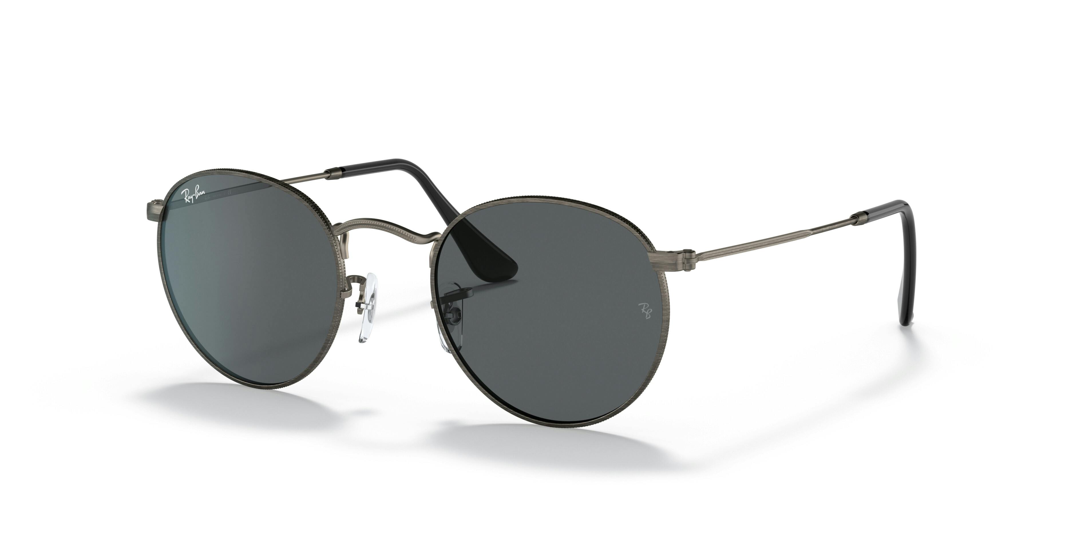 Angle_Left01, Ray-Ban ROUND METAL 0RB3447 9229B1 Sonnenbrille
