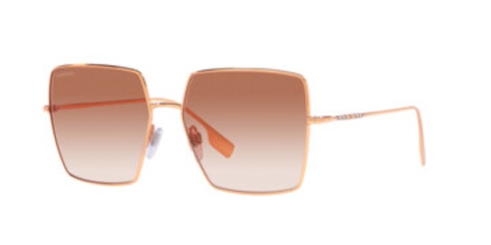 Burberry DAPHNE 0BE3133 133713 Sonnenbrille Rosa / Pink Gold