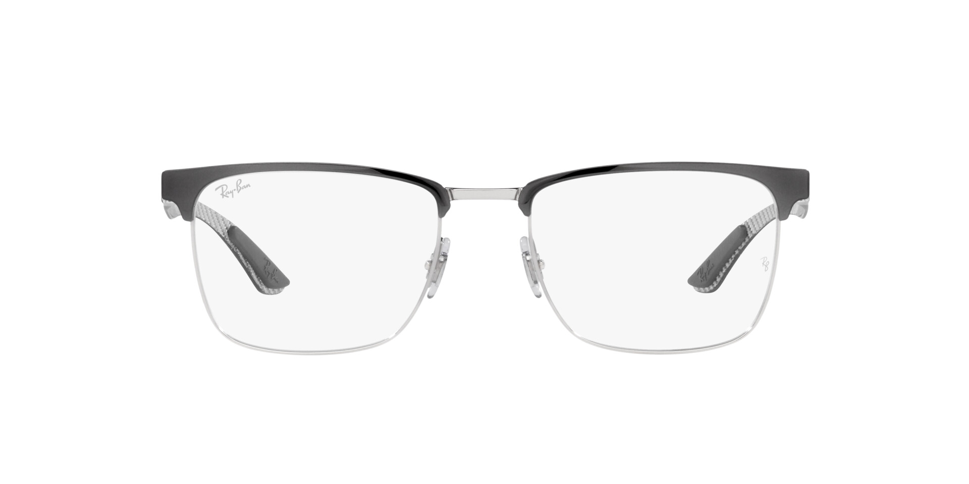Front Ray-Ban OPTICS 0RX8421 3125 Brille Grau, Silberfarben