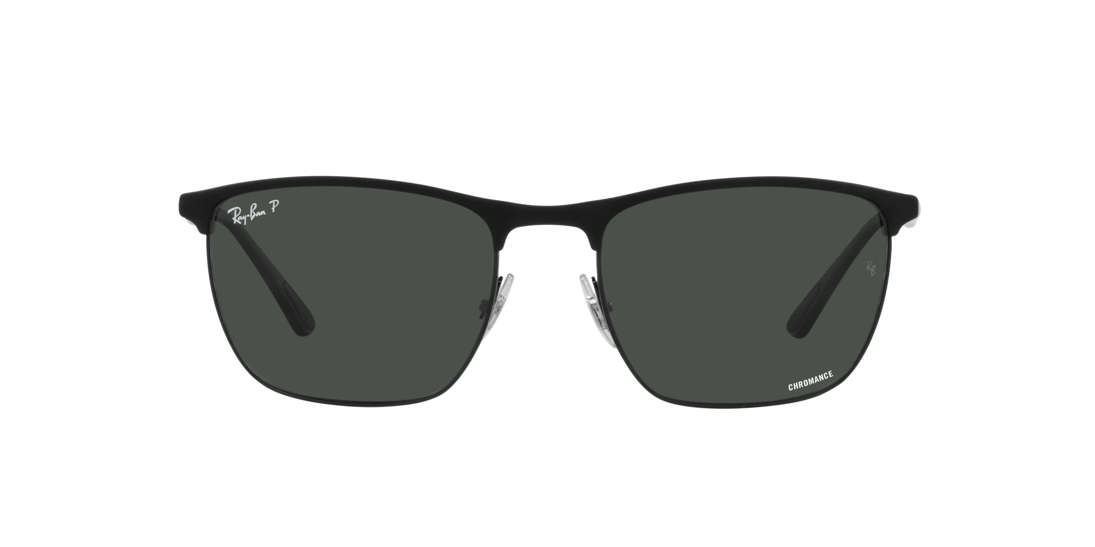 Front, Ray-Ban RB3686 Polarized+ Lenses 0RB3686 186/K8 Sonnenbrille