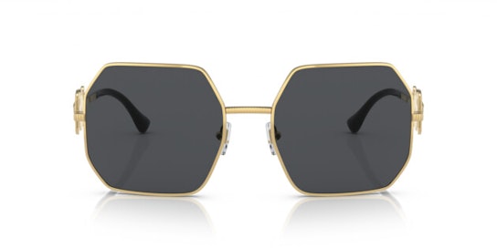 Versace 0VE2248 100287 Sonnenbrille Grau / Goldfarben