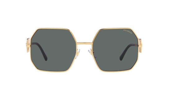 Versace 0VE2248 100281 Sonnenbrille Grau / Goldfarben