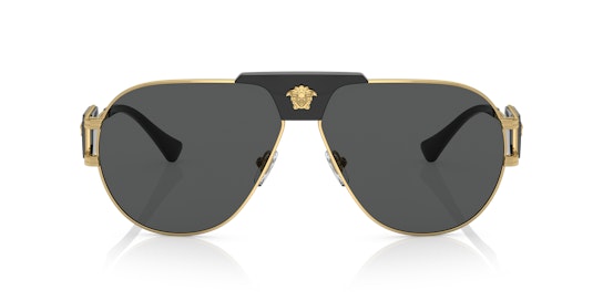 Versace 0VE2252 100287 Sonnenbrille Grau / Goldfarben
