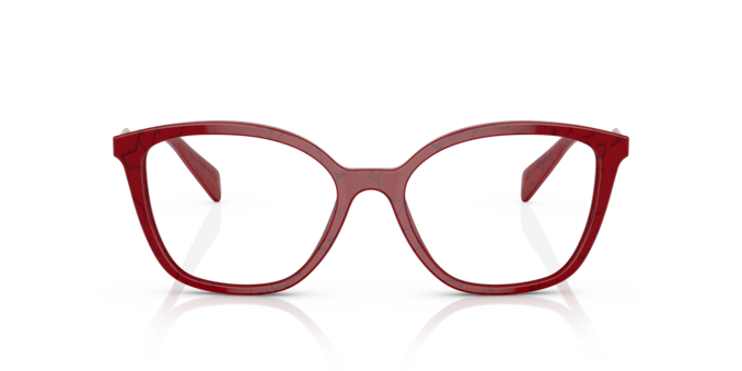 Front Prada 0PR 02ZV 15D1O1 Brille Schwarz, Mehrfarbig