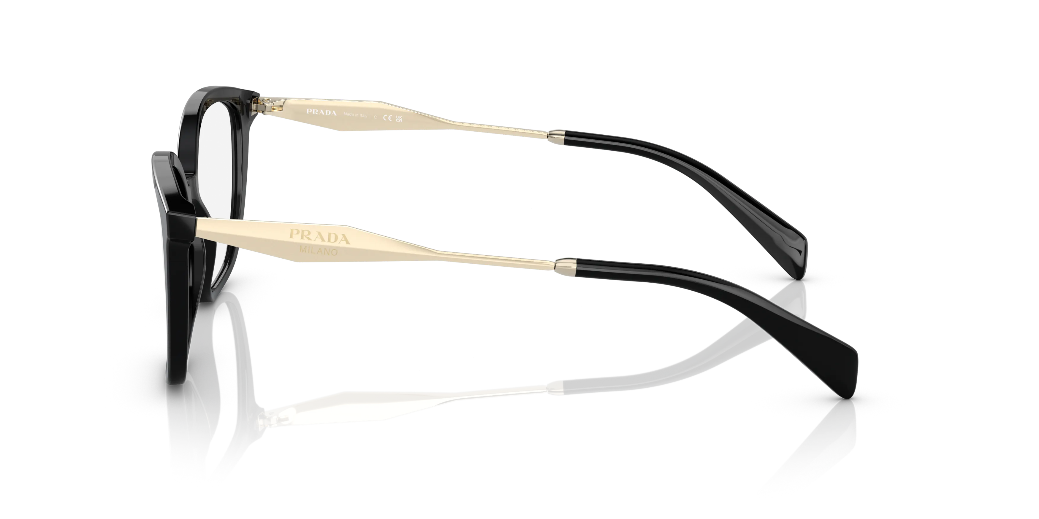Angle_Left02, Prada PR 02ZV 0PR 02ZV 1AB1O1 Brille