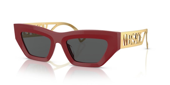 Versace 0VE4432U 538887 Sonnenbrille Grau / Rot