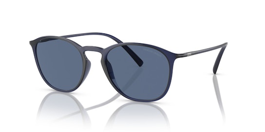 Giorgio Armani 0AR8186U 600380 Sonnenbrille Blau / Transparent, Blau