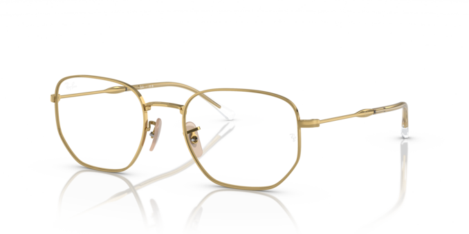 Angle_Left01 Ray-Ban 0RX6496 2500 Brille Goldfarben