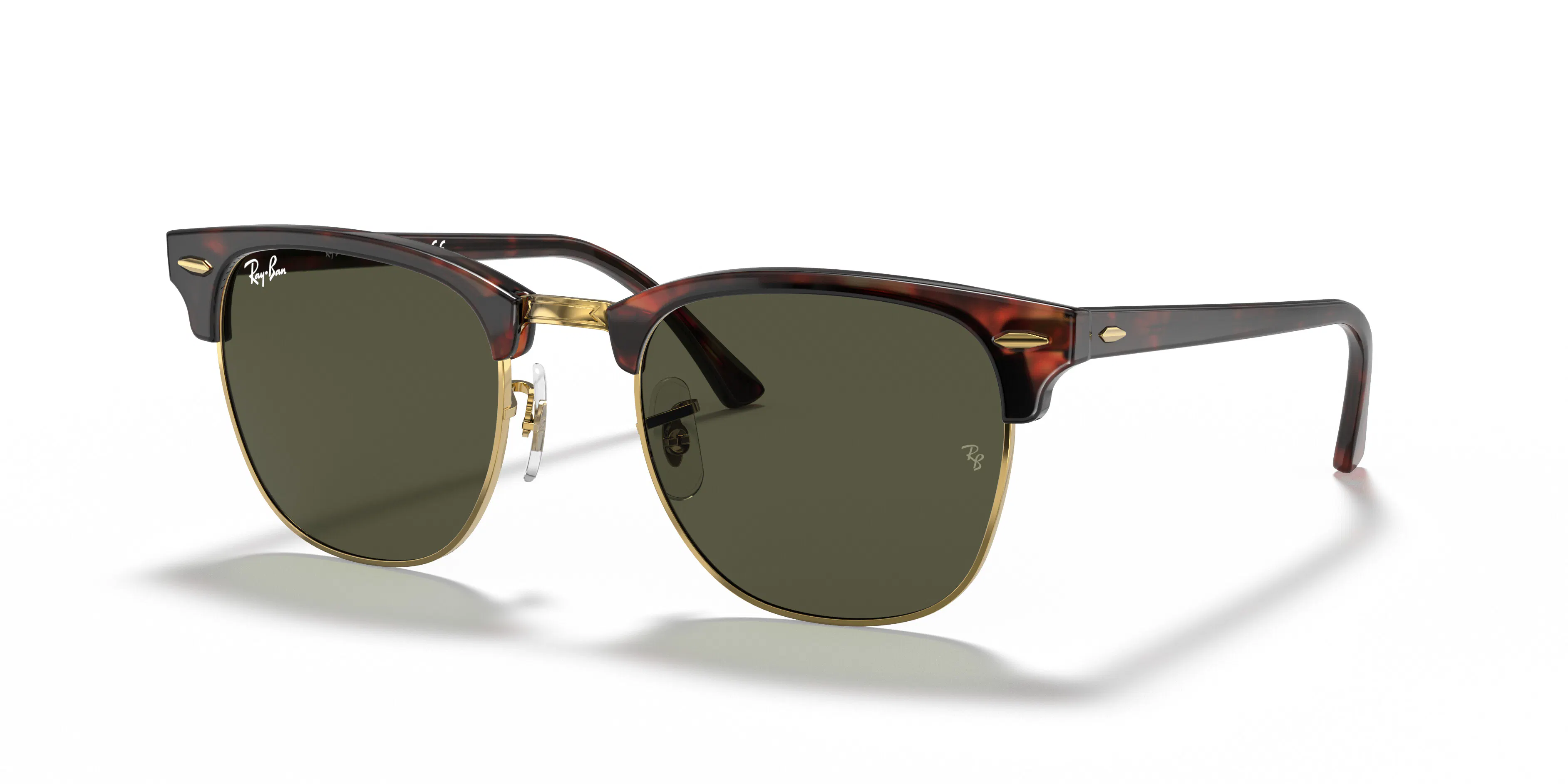 Angle_Left01, Ray-Ban CLUBMASTER 0RB3016 W0366 Sonnenbrille