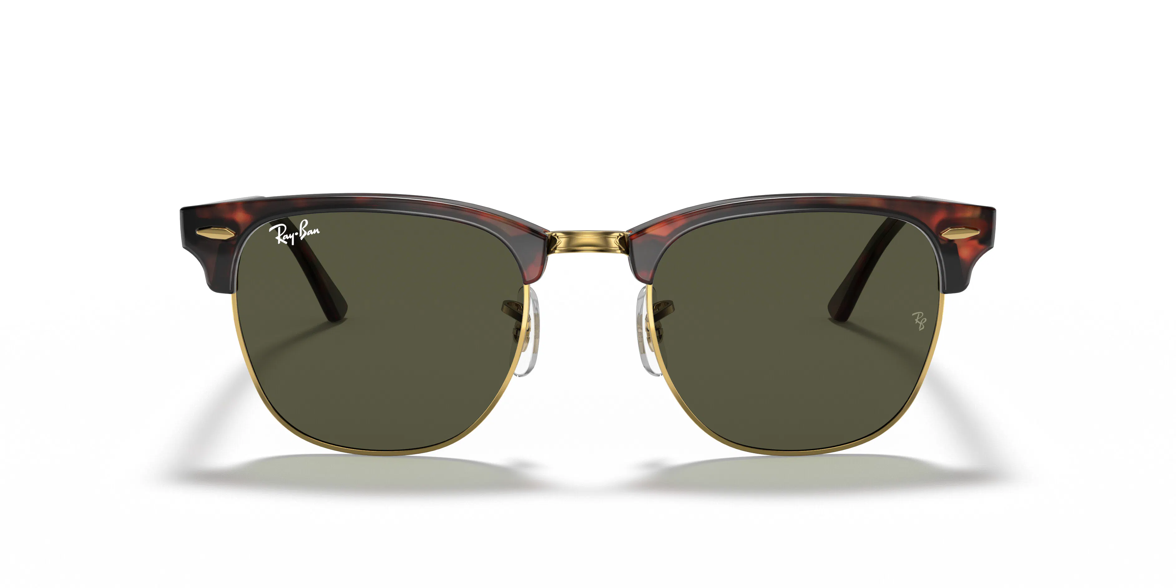 Front, Ray-Ban CLUBMASTER 0RB3016 W0366 Sonnenbrille