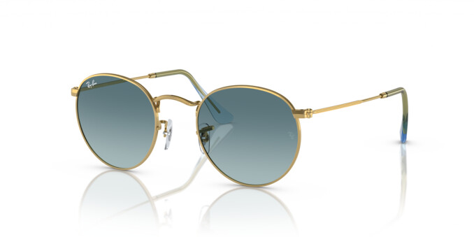 [products.image.angle_left01] Ray-Ban ROUND METAL 0RB3447 001/3M Sonnenbrille