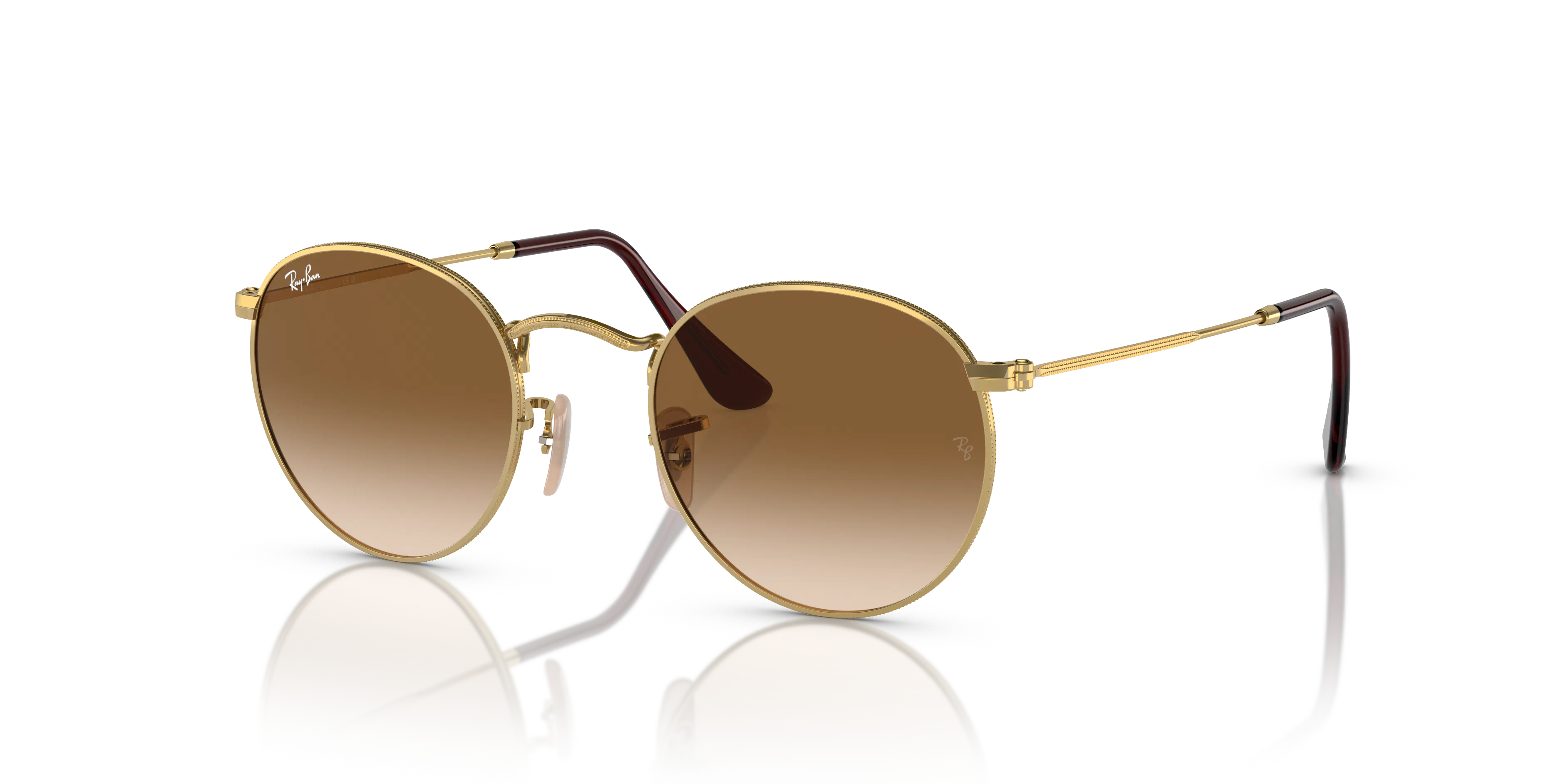 Angle_Left01, Ray-Ban Round Metal 0RB3447 001/51 Sonnenbrille