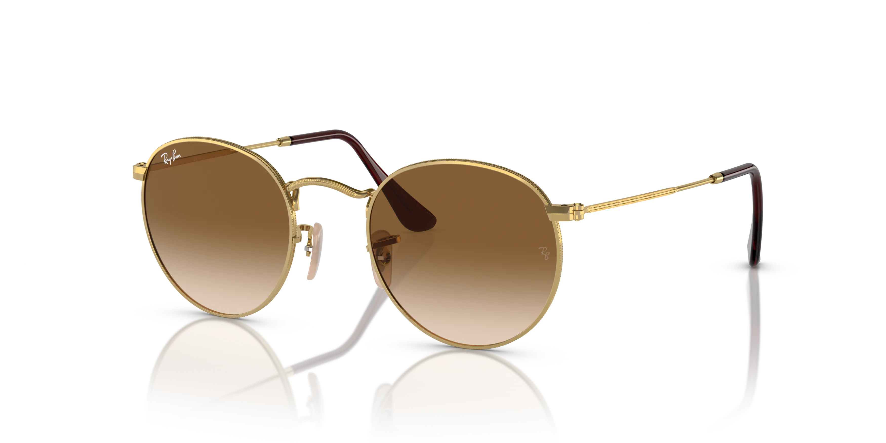 Angle_Left01, Ray-Ban Round Metal 0RB3447 001/51 Sonnenbrille