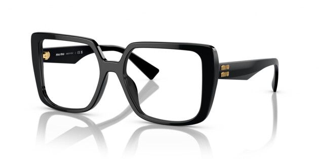 [products.image.angle_left01] Miu Miu 0MU 06VV 1AB1O1 Brille