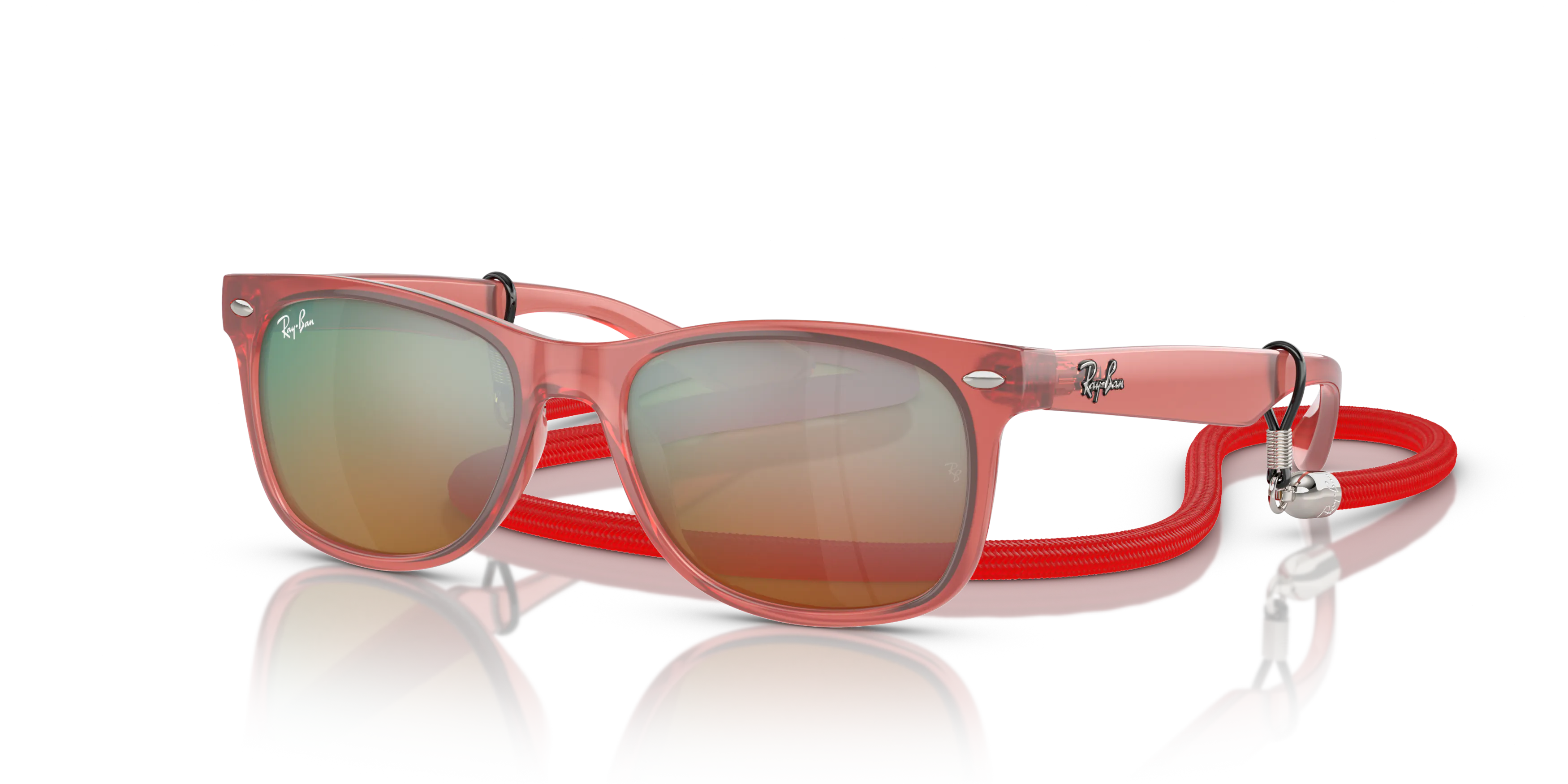Angle_Left01, Ray-Ban JUNIOR NEW WAYFARER 0RJ9052S 7145A8 Sonnenbrille