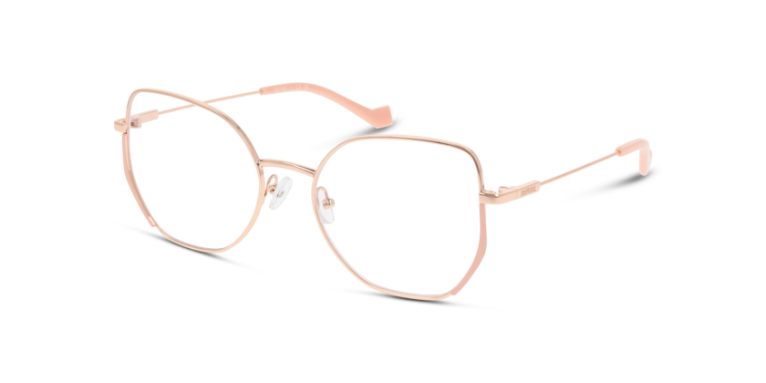 Angle_Left01 UNOFFICIAL 0UO1154 002 Brille Rosa, Goldfarben