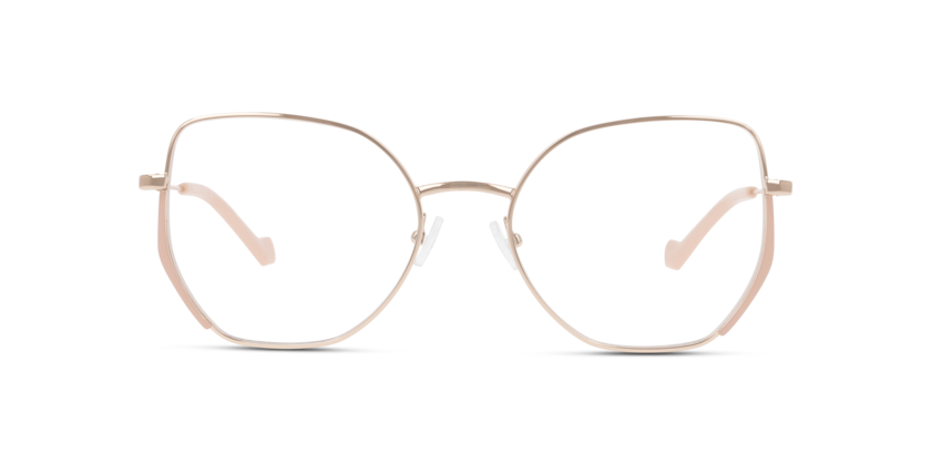 Front UNOFFICIAL 0UO1154 002 Brille Rosa, Goldfarben