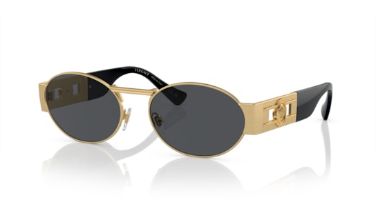 Versace 0VE2264 100287 Sonnenbrille Grau / Goldfarben