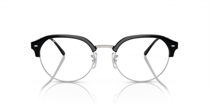 Front Ray-Ban 0RX7229 2000 Brille Schwarz, Silberfarben