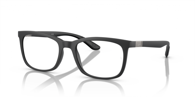 Angle_Left01 Ray-Ban 0RX7230 5204 Brille Schwarz