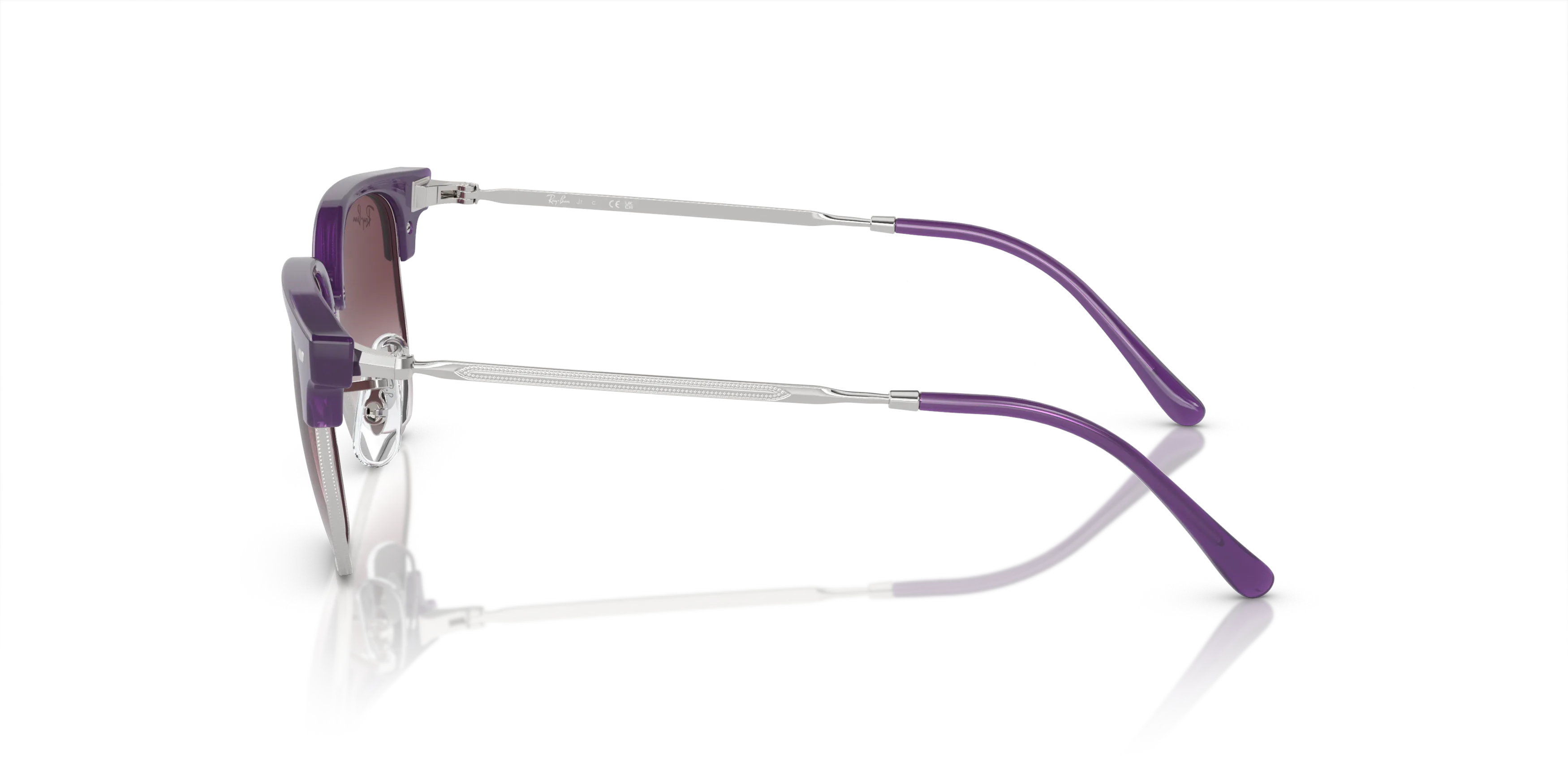 Angle_Left02, Ray-Ban JUNIOR NEW CLUBMASTER 0RJ9116S 713136 Sonnenbrille