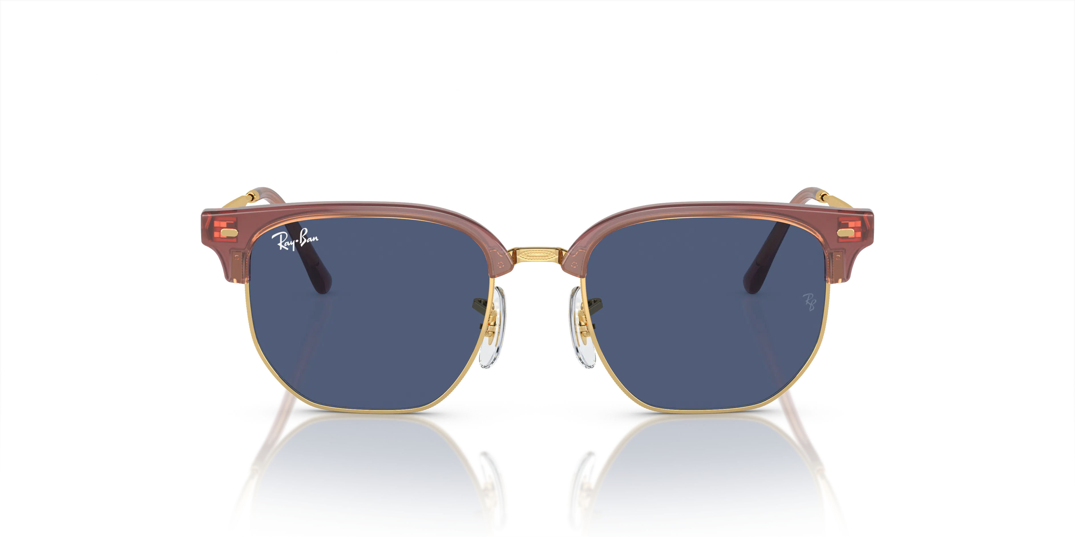 Front, Ray-Ban JUNIOR NEW CLUBMASTER 0RJ9116S 715680 Sonnenbrille