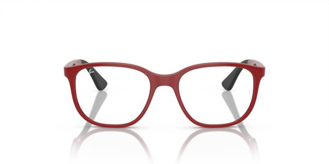 Front Ray-Ban 0RY9078V 3950 Brille Rot, Schwarz