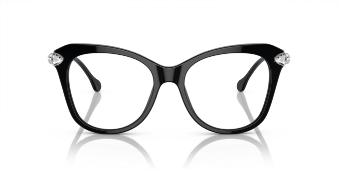 Front Swarovski 0SK2012 1038 Brille Schwarz