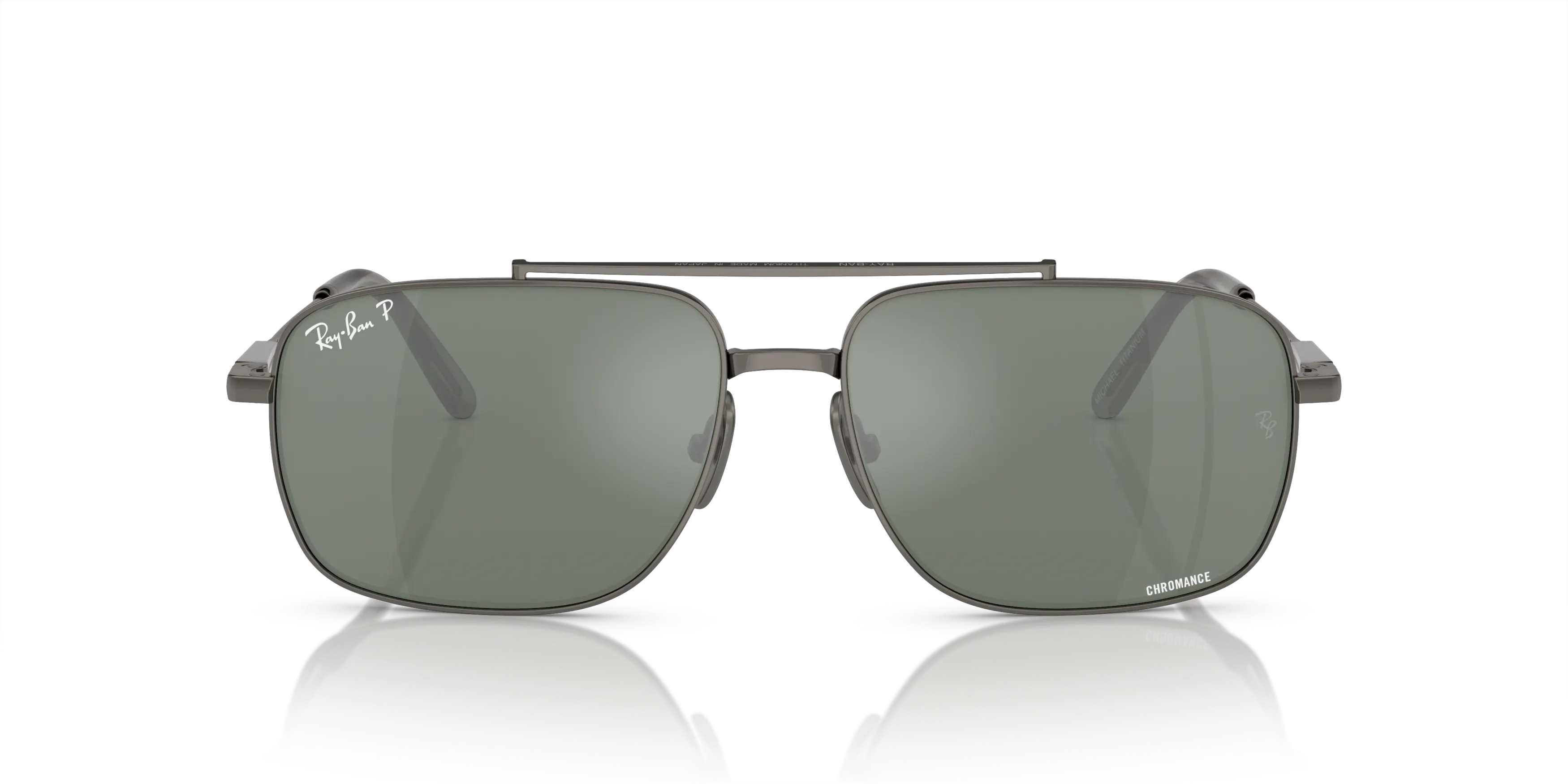 Front, Ray-Ban MICHAEL TITANIUM 0RB8096 165/GK Sonnenbrille
