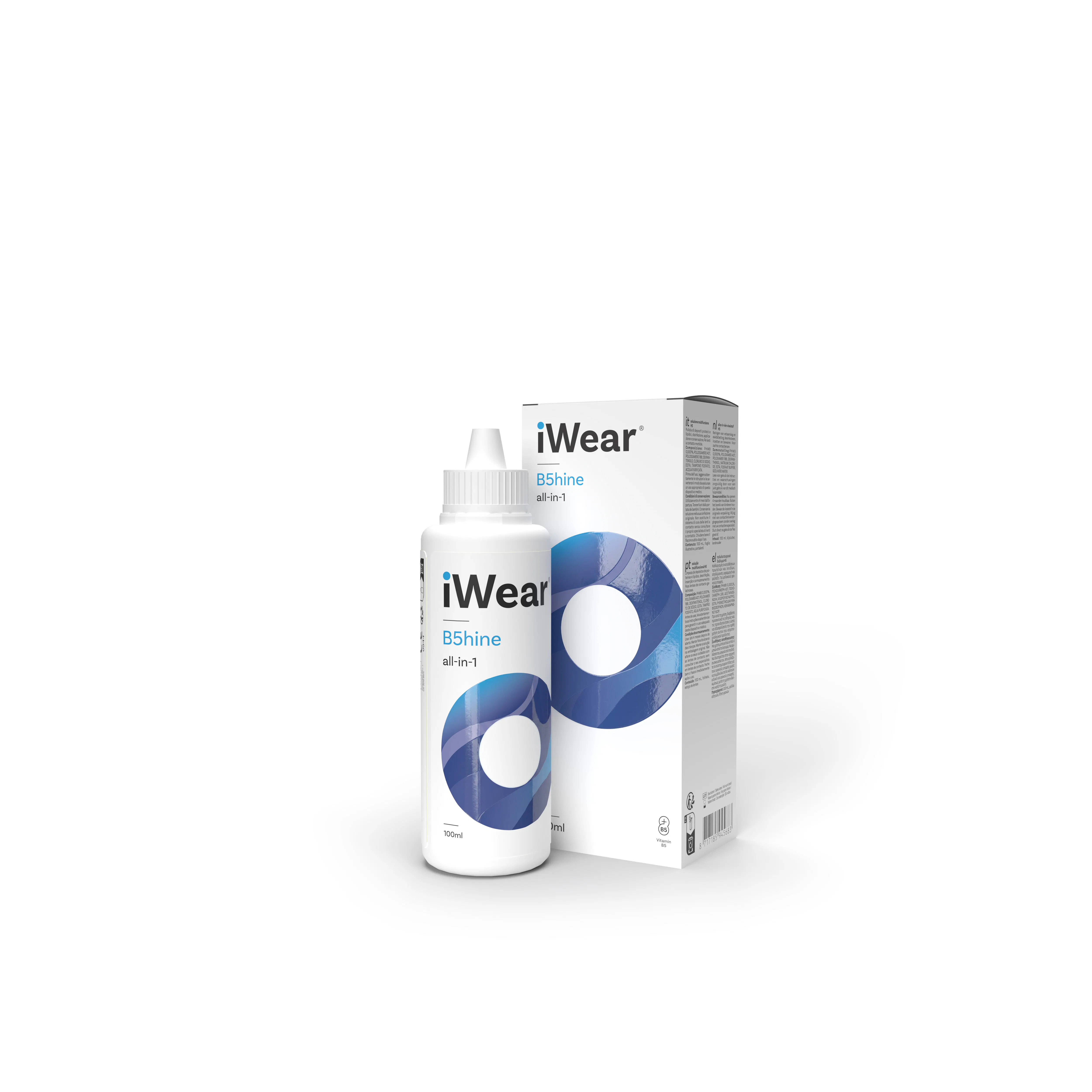 Front, iWear B5hine 100ml All-in-One Pflege Reisepack 100ml