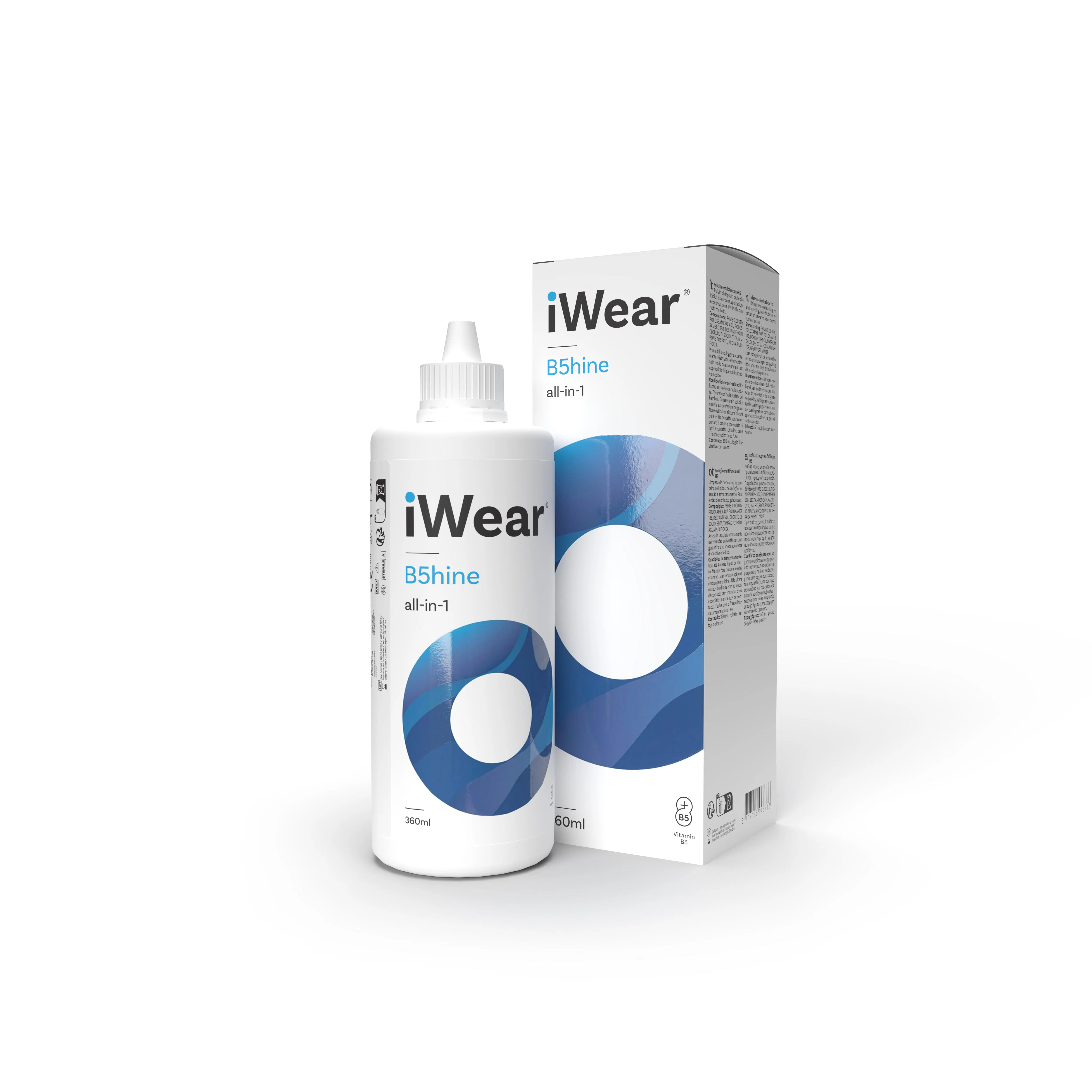 Front, iWear B5hine 360ml All-in-One Pflege Standardgröße 360ml