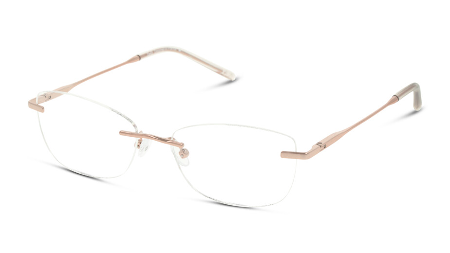 Angle_Left01 DbyD DBOF7004 PP00 Brille Rosa, Goldfarben