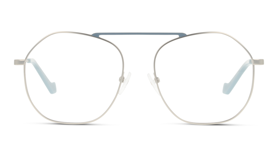 Front UNOFFICIAL UNOF0504 SS00 Brille Silberfarben, Blau