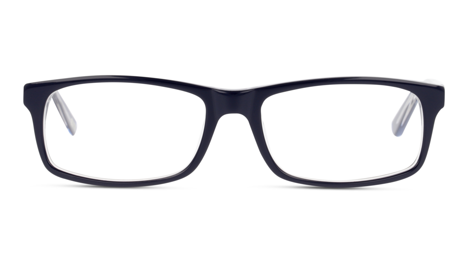 Front DbyD DBOM0028 CC00 Brille Blau, Transparent