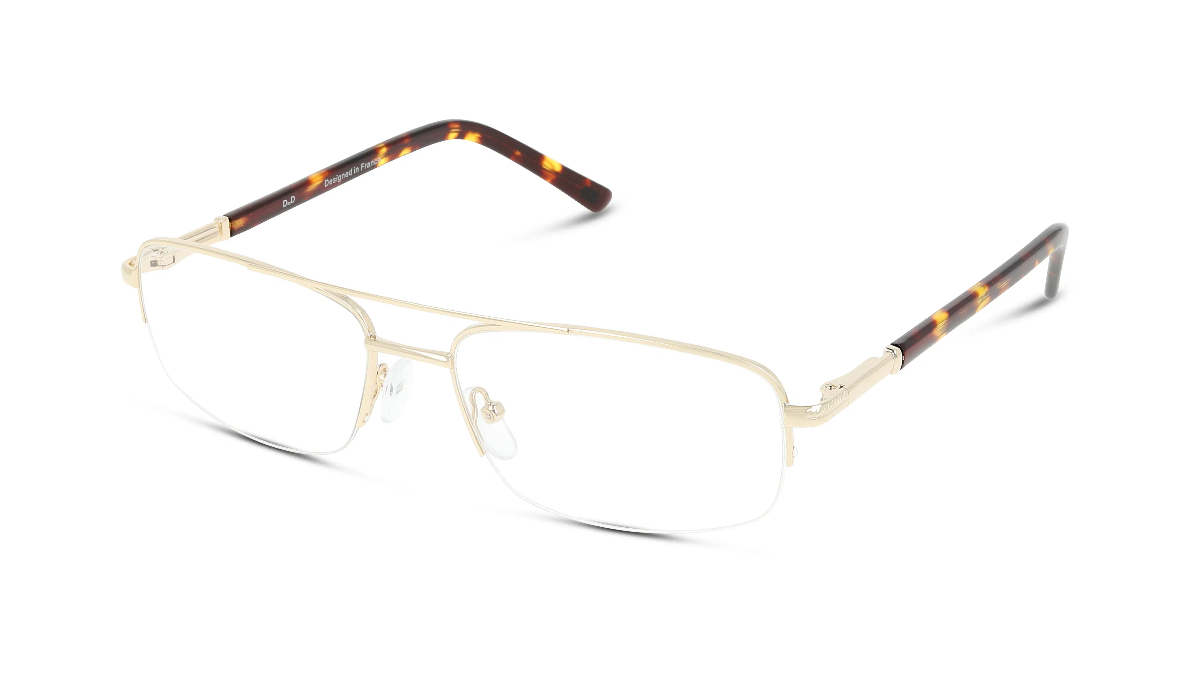 DbyD Metall goldfarben Herren Brille in Goldfarben | Apollo