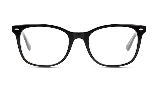 UNOFFICIAL UNOF0018 BB00 Brille Schwarz, Transparent