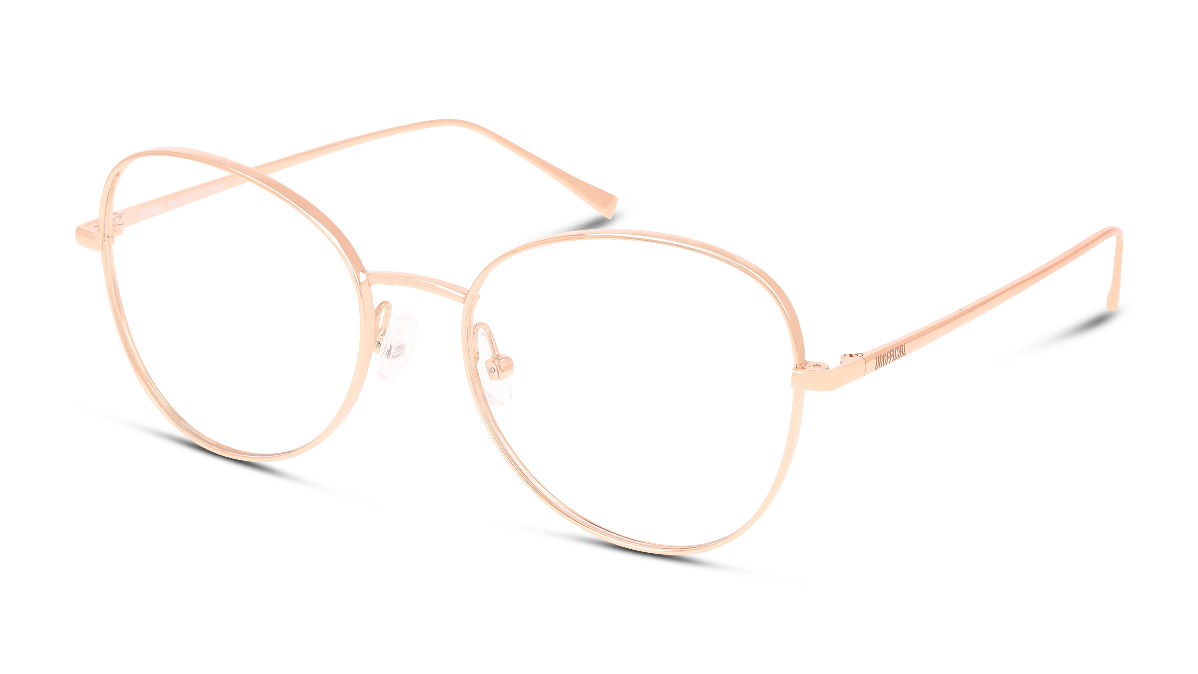 Angle_Left01 UNOFFICIAL UNOF0293 PP00 Brille Rosa, Goldfarben