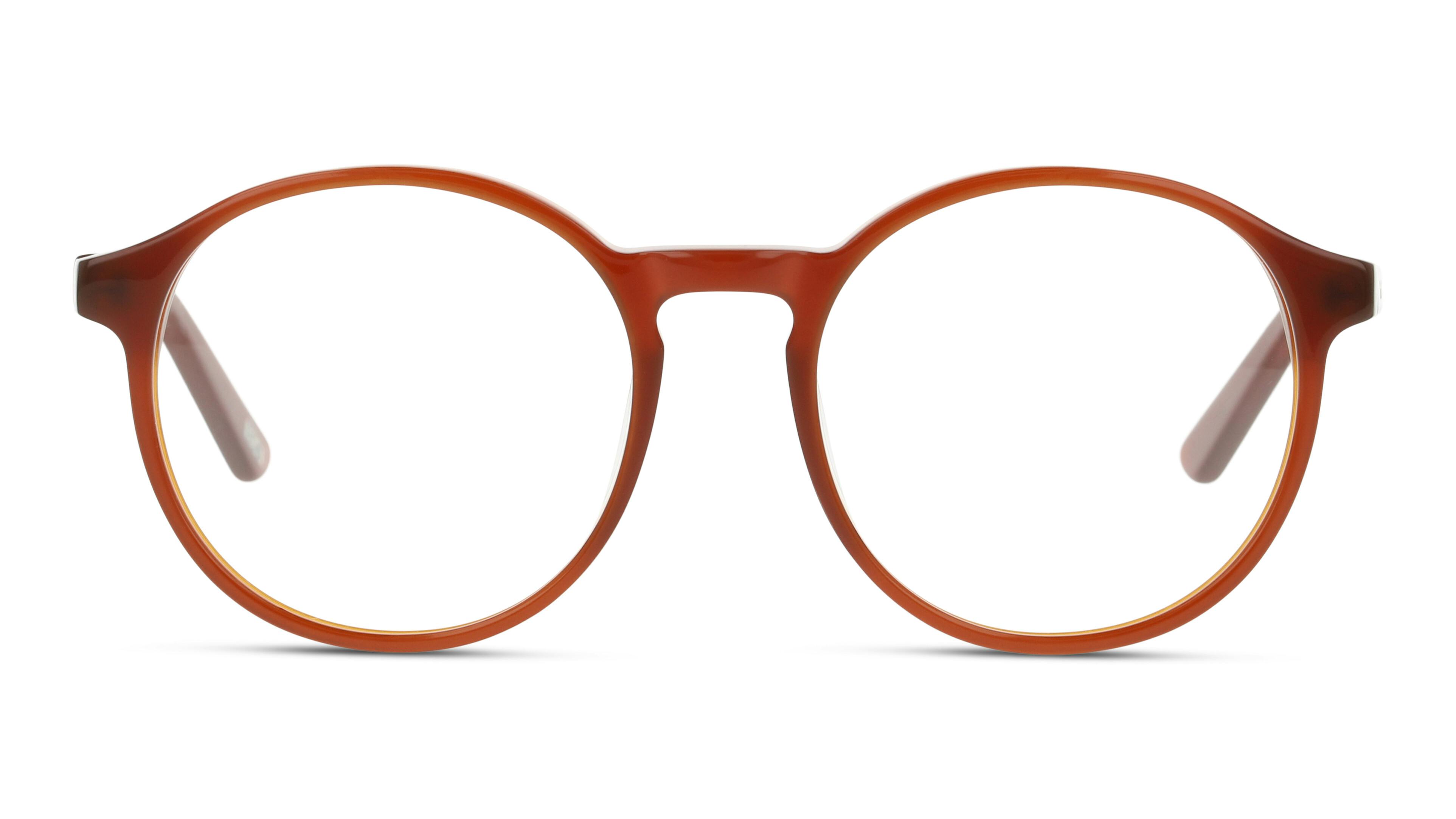 Front DbyD DBOF0043 NR00 Brille Braun, Rot