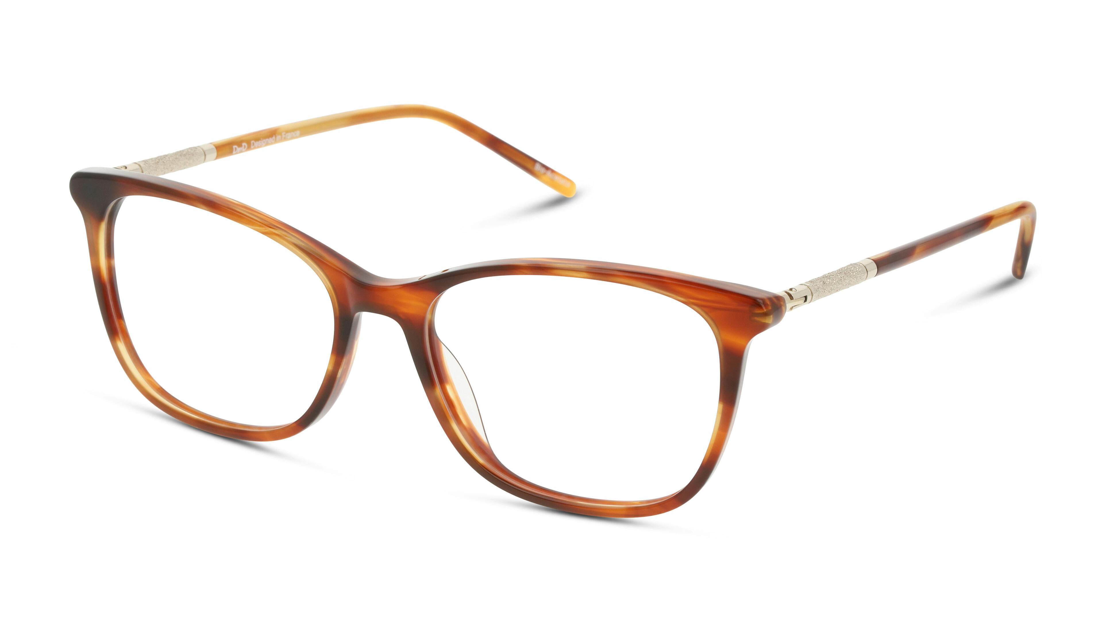 Angle_Left01 DbyD DBOF5070 OD00 Brille Orange, Havana