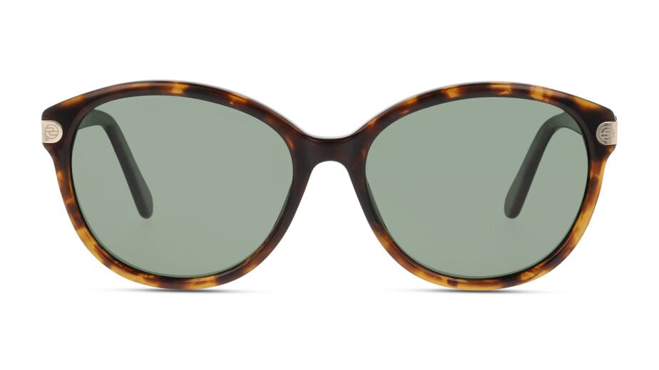 UNOFFICIAL polarisiert Damen Sonnenbrille in Havana und Goldfarben 